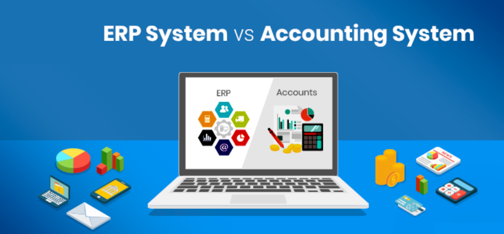 Difference between Accounting software and Erp