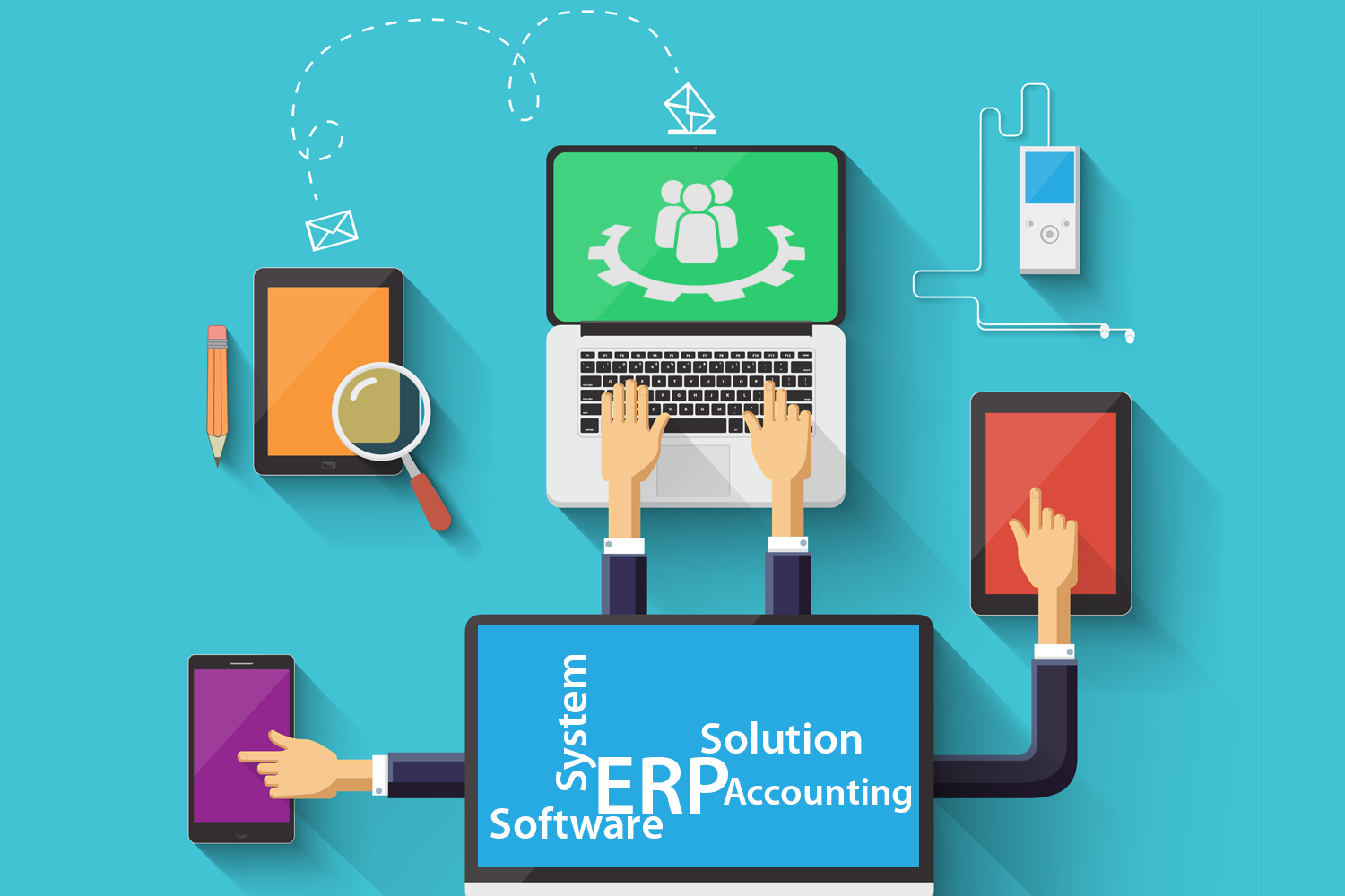 Difference between Accounting software and Erp